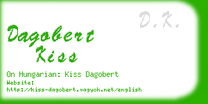 dagobert kiss business card